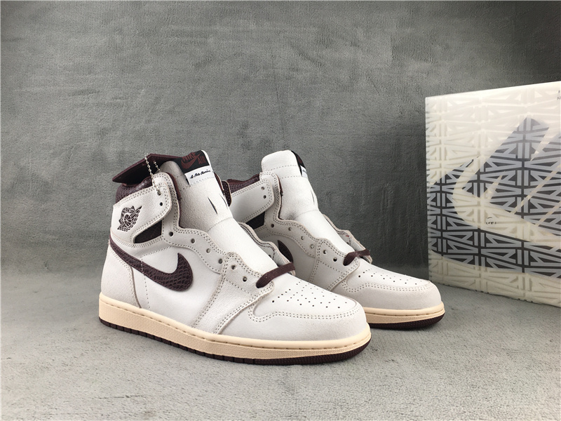 2022 Air Jordan 1 High White Wine Red Shoes